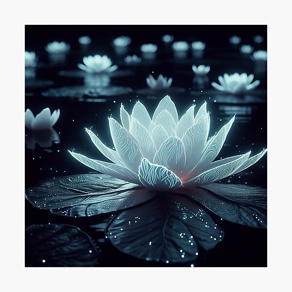 Item preview, Glowing lily white  - 9 -  designed and sold by Rockwoman.