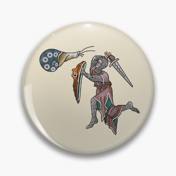 Item preview, Marginalia Knight vs Snail medieval meme designed and sold by MargiKnights.