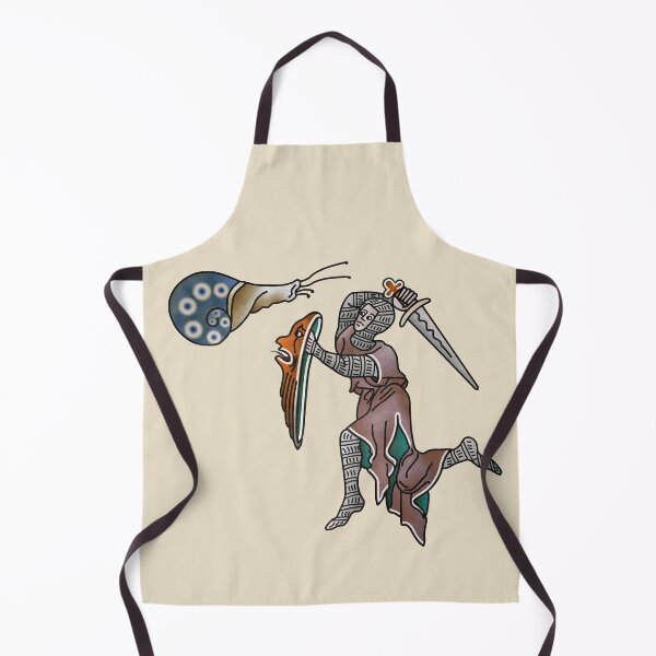 Item preview, Marginalia Knight vs Snail medieval meme designed and sold by MargiKnights.