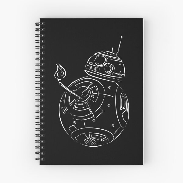 Item preview, Robot Fire White Line Art designed and sold by ElenaArtDesign.