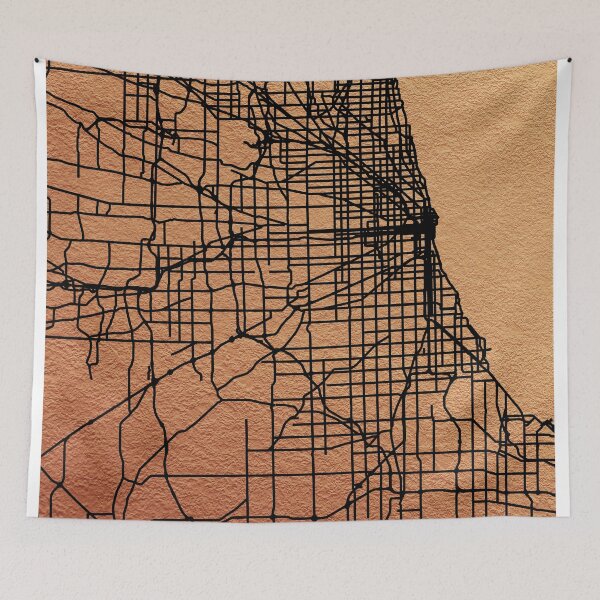 Item preview, Chicago map designed and sold by dairinne.