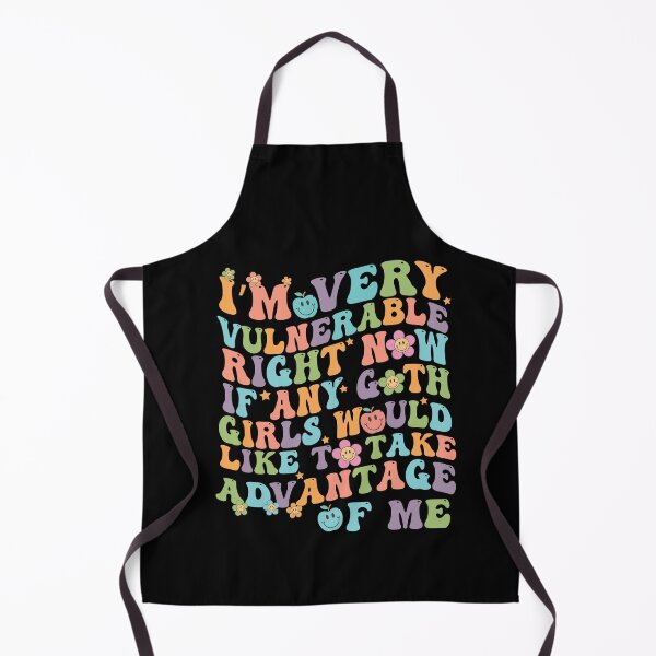 Item preview, I'm very vulnerable rn if any goth girls funny quote design designed and sold by Empiredesigner3.