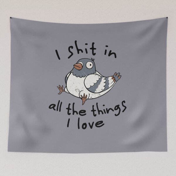 Item preview, I Shit in All the Things I Love - Funny Animal Cute Gift designed and sold by EduEly.