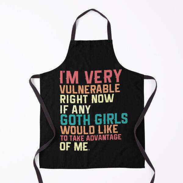 Item preview, I'm very vulnerable rn if any goth girls funny quote design designed and sold by Empiredesigner3.