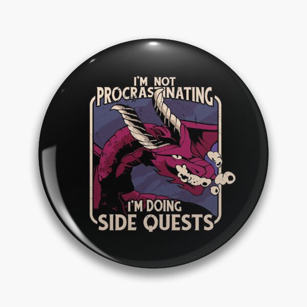 Item preview, Im Not Procrastinating, Im Doing Side Quests Adhd fantasy designed and sold by HerbalBlue.