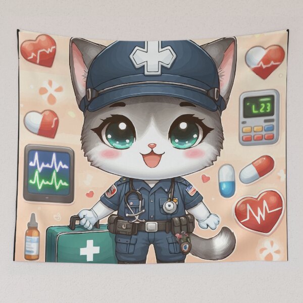 Item preview, The Hairiest Paramedic! designed and sold by Gacram.