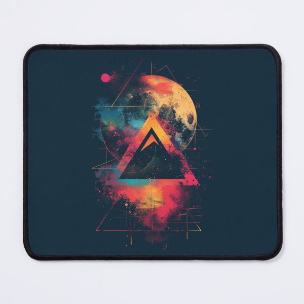 Item preview, Astrospectral Geometry - Cosmic Abstract Art designed and sold by Sir Meow Meow.