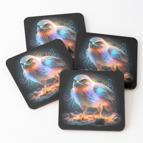 Item preview, 3D illustration of a multicolored bird designed and sold by ArteDelCine.