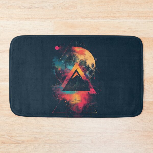 Item preview, Astrospectral Geometry - Cosmic Abstract Art designed and sold by Sir Meow Meow.