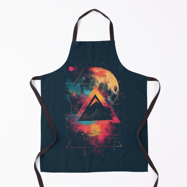 Item preview, Astrospectral Geometry - Cosmic Abstract Art designed and sold by Sir Meow Meow.