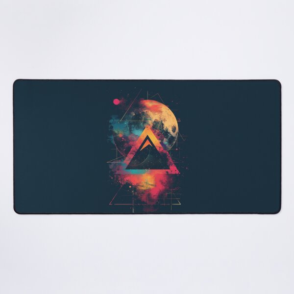 Item preview, Astrospectral Geometry - Cosmic Abstract Art designed and sold by Sir Meow Meow.