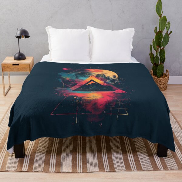 Item preview, Astrospectral Geometry - Cosmic Abstract Art designed and sold by Sir Meow Meow.
