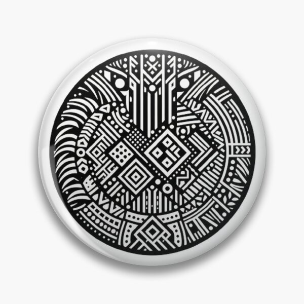 Item preview, Ndebele Design Tribal Pattern | African Style Geometry Art designed and sold by Agmari.