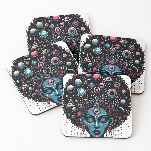 Item preview, Afrofuturism Black African Girl designed and sold by KitonicTees.