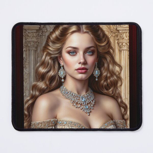Item preview, The Elegance Of Lady Adeline Denashious Beautiful AI Concept Portrait Art by Xzendor7 designed and sold by Xzendor7 Digital Art Creations.