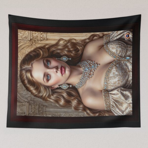 Item preview, The Elegance Of Lady Adeline Denashious Beautiful AI Concept Portrait Art by Xzendor7 designed and sold by Xzendor7 Digital Art Creations.