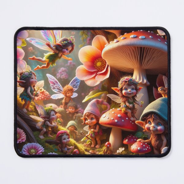 Item preview, Fantasy World of fairies, pixies and gnomes designed and sold by Barbara Burgess.