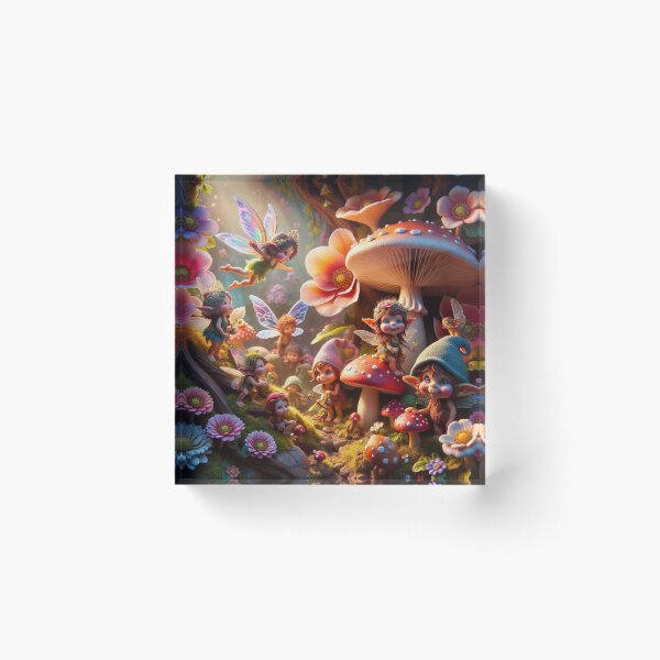 Item preview, Fantasy World of fairies, pixies and gnomes designed and sold by Barbara Burgess.