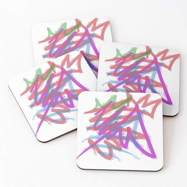 Item preview, Abstract pastel graffiti lines designed and sold by Balpa.