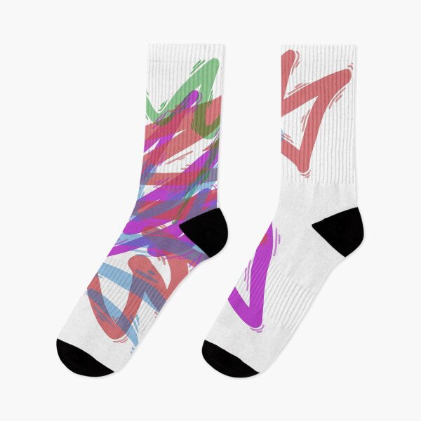 Item preview, Abstract pastel graffiti lines designed and sold by Balpa.