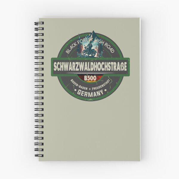 Item preview, B500 Black Forest Iconic German Motorcycle Route Sticker & T-Shirt 04 designed and sold by OuterShellUK.