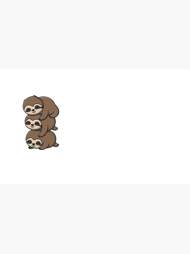 Thumbnail 4 of 4, Coffee Mug, sloth stack designed and sold by StickerStyleHub.