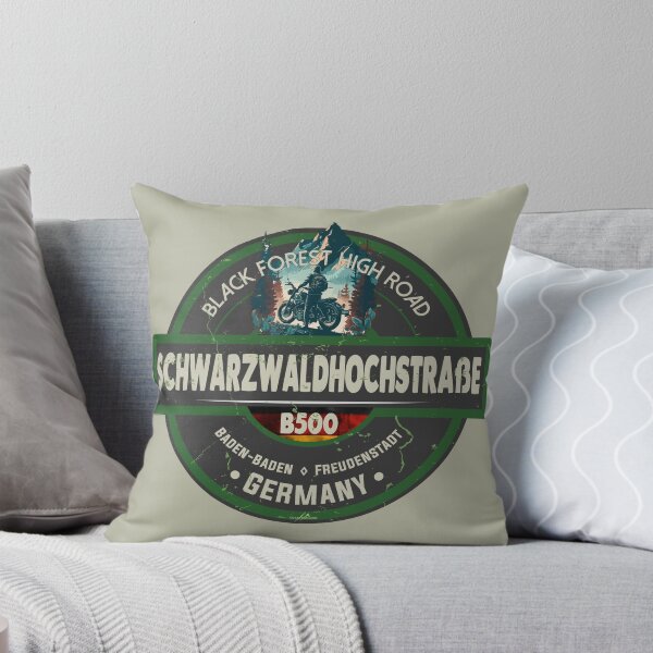 Artikelvorschau, B500 Schwarzwald, ikonische deutsche Motorradroute, Aufkleber und T-Shirt 04 entworfen und verkauft von OuterShellUK.