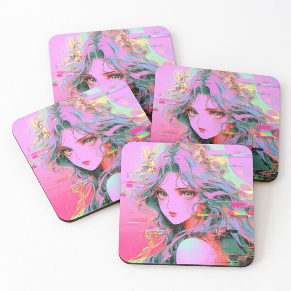Item preview, Vaporwave Anime Girl designed and sold by AxeWave.