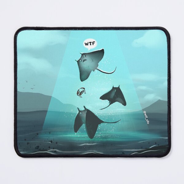 Item preview, UFO abducts a stingray designed and sold by Ilya Kapman.