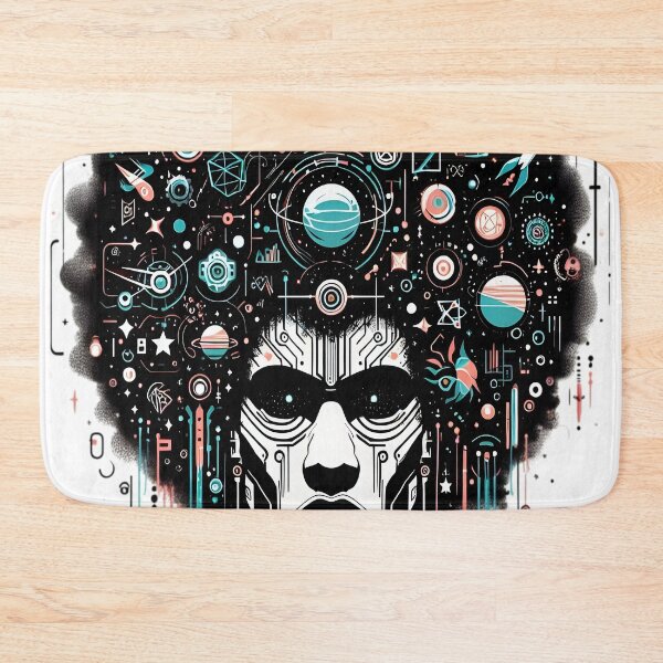 Item preview, Afrofuturism Afro Boy African Art designed and sold by KitonicTees.