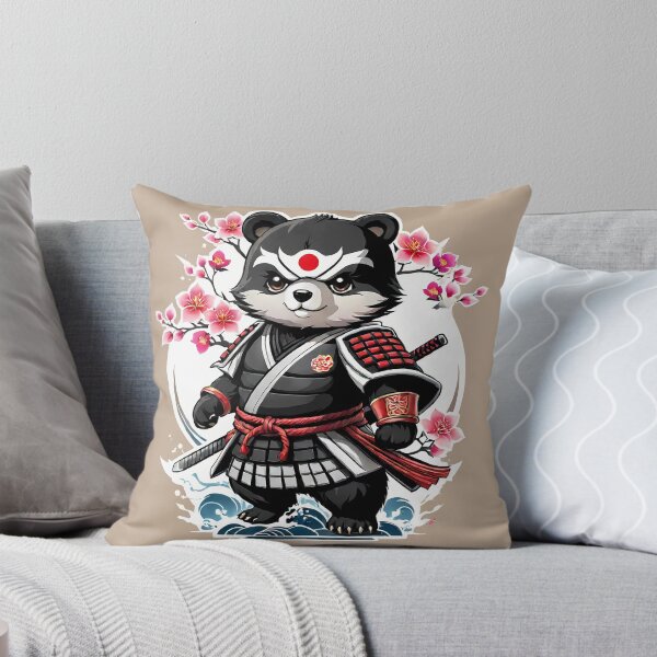 Item preview, Japanese Samurai Panda Tattoo, Kawaii Ninja Panda designed and sold by TaevasDesign.