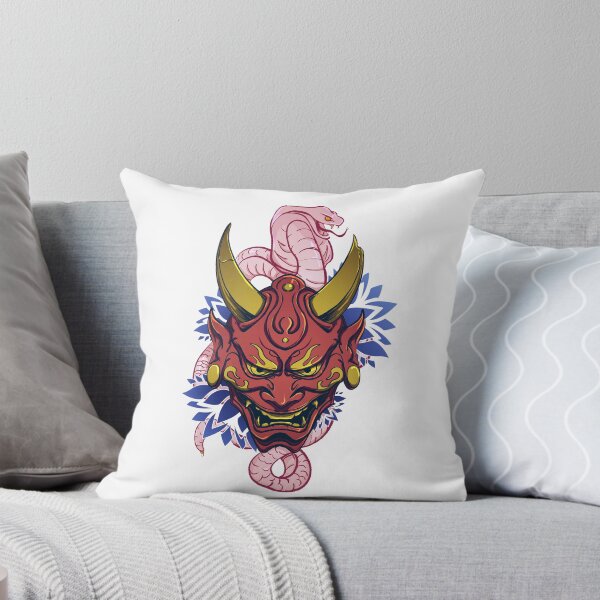Item preview, Japanese Aesthetics Hannya Mask Snake Kobra Oni Demon designed and sold by PVSKI.
