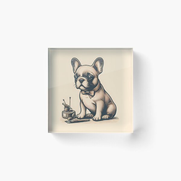 Item preview, French Bulldog Illustration Whimsy designed and sold by PawspectCreate.