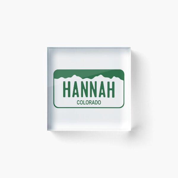 Item preview, Colorado License Plate - Hannah designed and sold by rracheell.