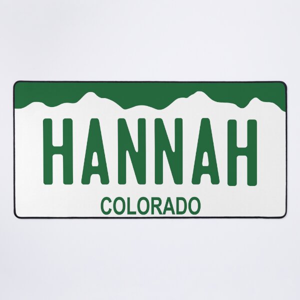 Item preview, Colorado License Plate - Hannah designed and sold by rracheell.