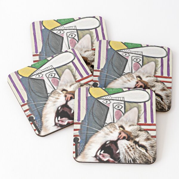 Item preview, Fine art cat meme designed and sold by Flowerslaps.