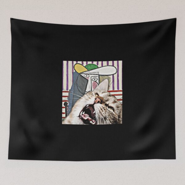 Item preview, Fine art cat meme designed and sold by Flowerslaps.