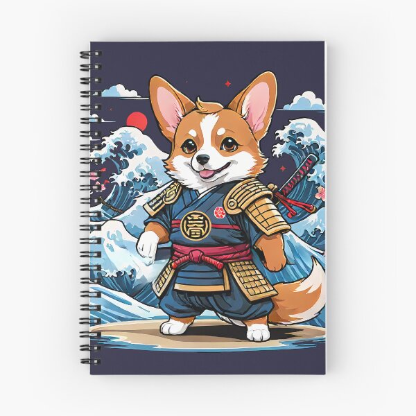 Item preview, Japanese Samurai Corgi Tattoo, Kawaii Ninja Corgi designed and sold by TaevasDesign.