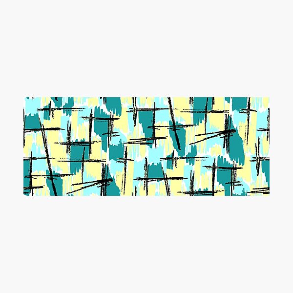 Item preview, Delano mid-century inspired abstract expressionist design designed and sold by 20thCenturyCloth.