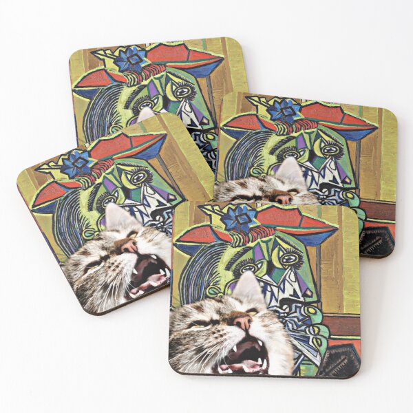 Item preview, Fine art cat meme designed and sold by Flowerslaps.