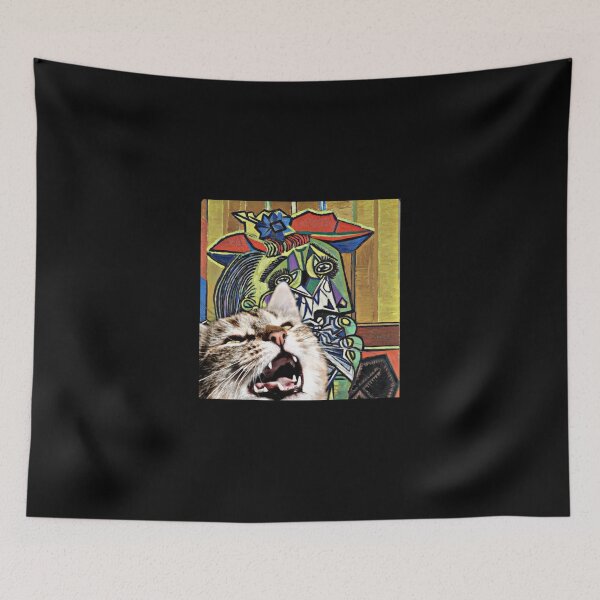 Item preview, Fine art cat meme designed and sold by Flowerslaps.