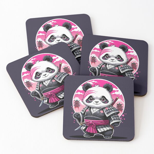 Item preview, Japanese Samurai Panda Tattoo, Kawaii Ninja Panda designed and sold by TaevasDesign.