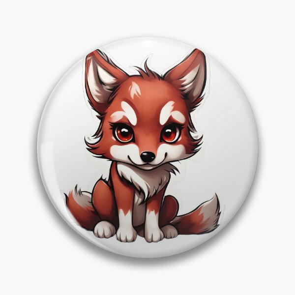 Item preview, Red Wolf Chibi designed and sold by The-Chibi-Store.