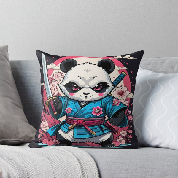 Item preview, Japanese Samurai Panda Tattoo, Kawaii Ninja Panda designed and sold by TaevasDesign.