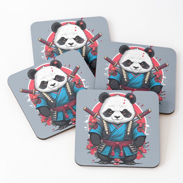 Item preview, Japanese Samurai Panda Tattoo, Kawaii Ninja Panda designed and sold by TaevasDesign.
