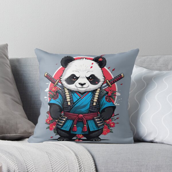 Item preview, Japanese Samurai Panda Tattoo, Kawaii Ninja Panda designed and sold by TaevasDesign.