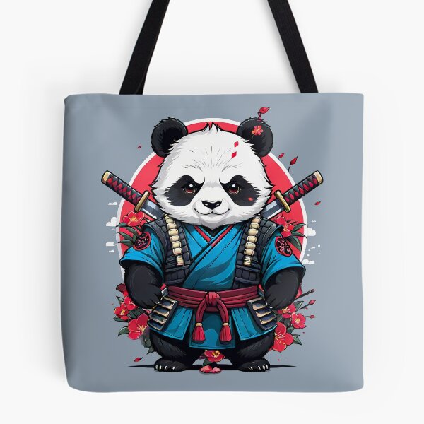 Item preview, Japanese Samurai Panda Tattoo, Kawaii Ninja Panda designed and sold by TaevasDesign.
