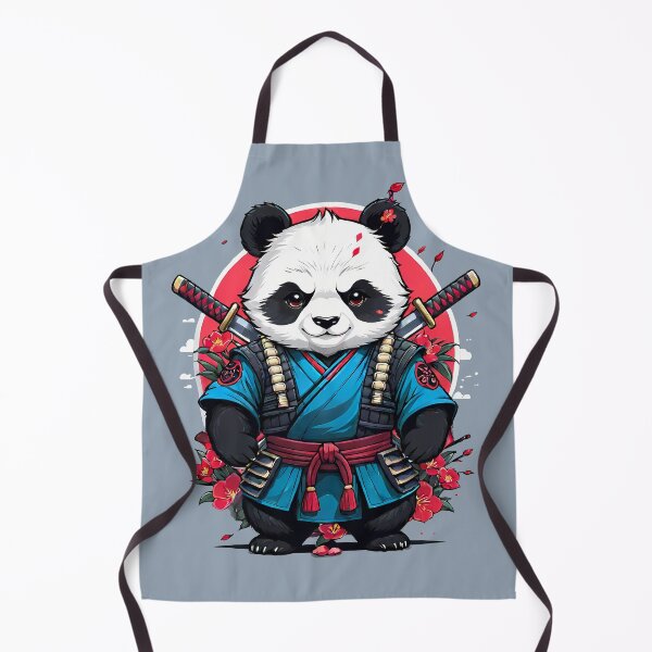 Item preview, Japanese Samurai Panda Tattoo, Kawaii Ninja Panda designed and sold by TaevasDesign.
