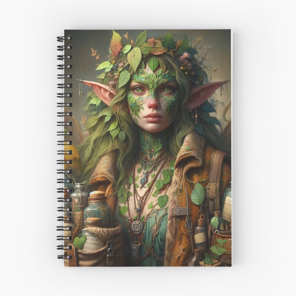 Item preview, A fairy with leaves and tinctures designed and sold by faefreaks.