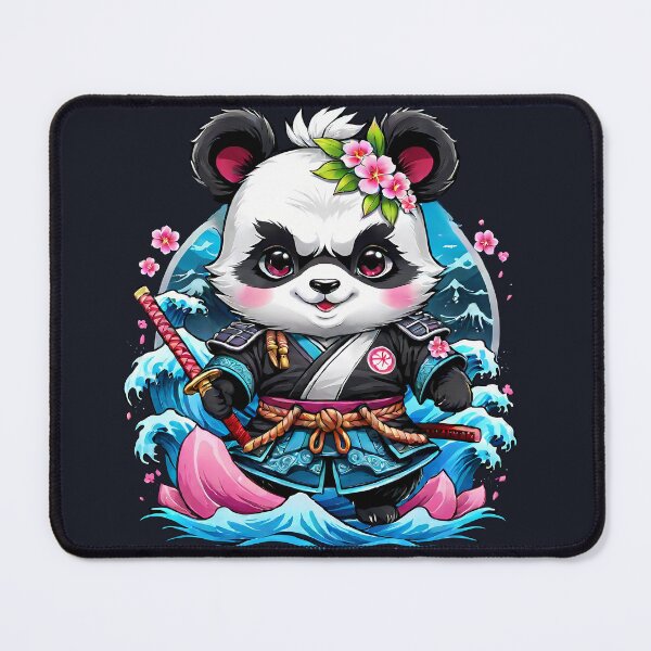 Item preview, Japanese Samurai Panda Tattoo, Kawaii Ninja Panda designed and sold by TaevasDesign.